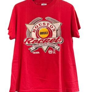 Vintage 90s Houston Rockets 1992 Single Stitch Shirt Adult Large